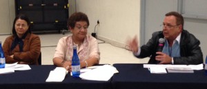 De izq. a der.: Lorenza Villa Lever, Sylvia Ortega y Juan  Fidel Zorrilla