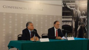 Enrique Del Val (der.) y Jorge Medina Viedas