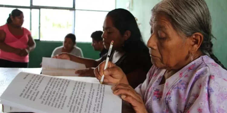 adultos alfabetización