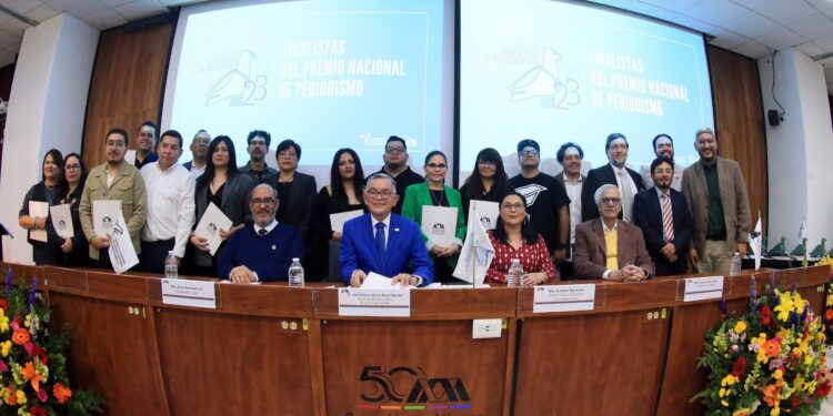 La UAM reitera compromiso con la libertad de prensa y respalda a periodistas en la entrega del Premio Nacional de Periodismo 2023