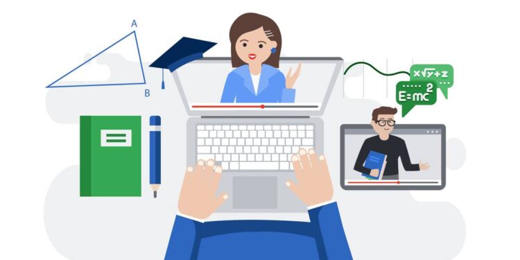 Representación visual de la influencia de redes sociales en la práctica docente y la recepción pasiva del contenido educativo.