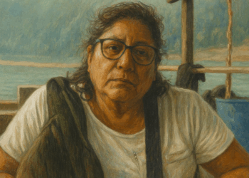 Dibujo de la maestra Irma