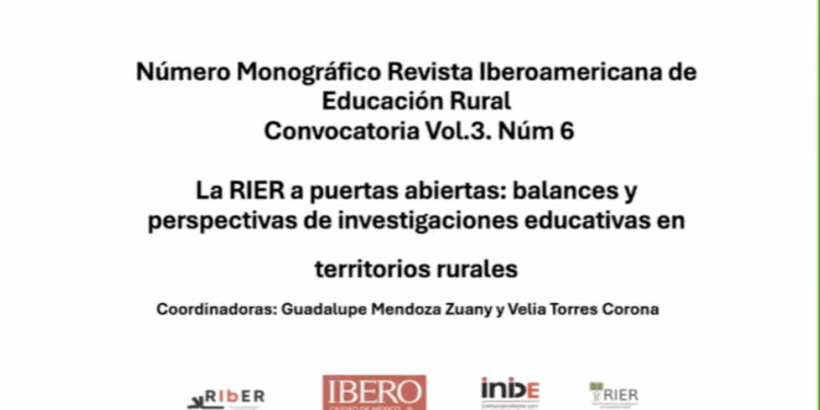 Centro INIDE presenta el nuevo número de la RibER, referente iberoamericano sobre educación rural